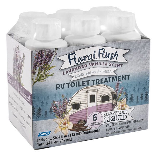 Camco® - Drop-Ins™ 24 oz. Lavender Vanilla Floral Flush Toilet Treatment (6 Pieces)