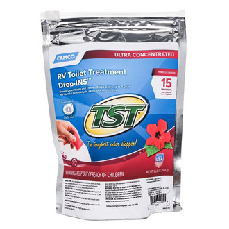 Camco® - TST Drop-Ins™ 1.7 oz. Hibiscus Breeze Toilet Treatment (15 Pieces)