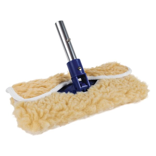 Camco® - 10" Blue Wash Brush with Synthetic Wool Pad