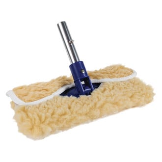 Camco® - 10" Blue Wash Brush with Synthetic Wool Pad