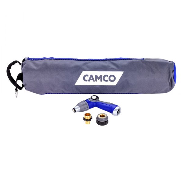 Camco® - Coiled Water Hose & Spray Nozzle Kit