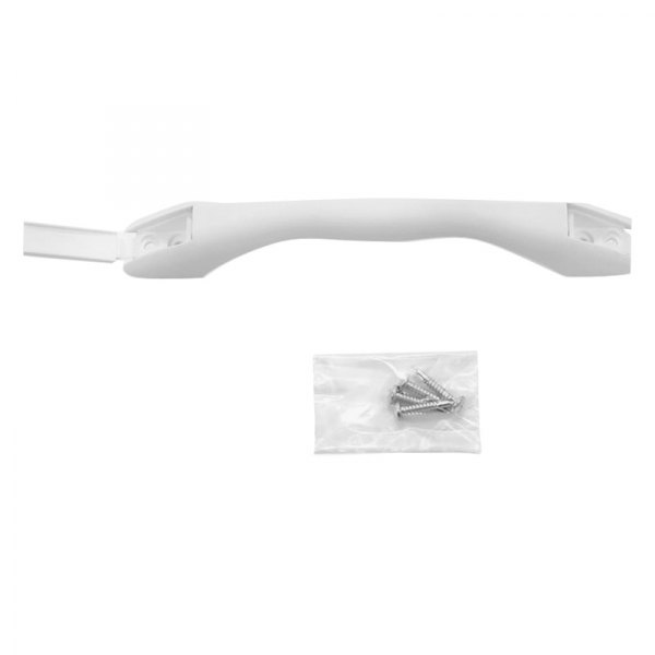 Camco® - White Straight Non-Folding Grab Handle