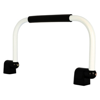 Camco® - 18.0"L White Aluminum Short Folding Grab Handle