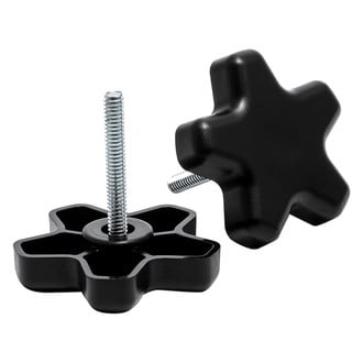 Camco® - Black Stainless Steel Faulkner/A&E Awning Knobs (2 Pieces)