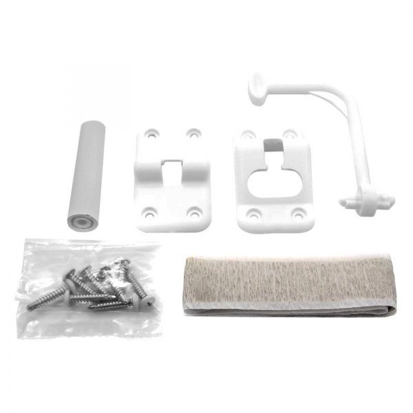 Camco® - White Curved Door Holder Kit