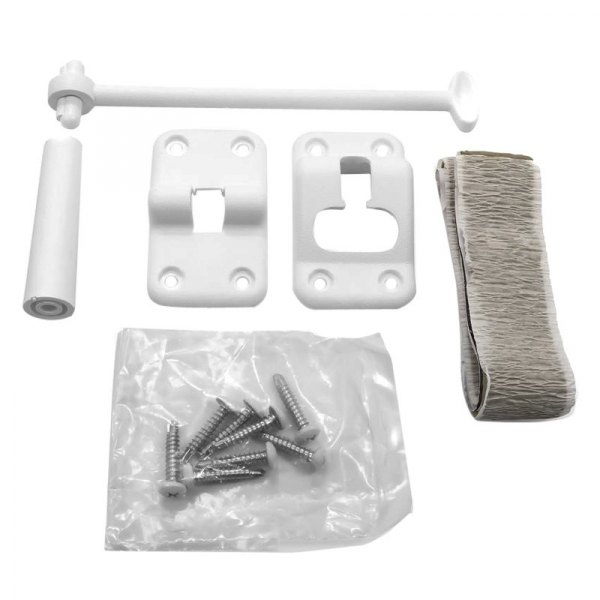 Camco® - White Straight Door Holder Kit