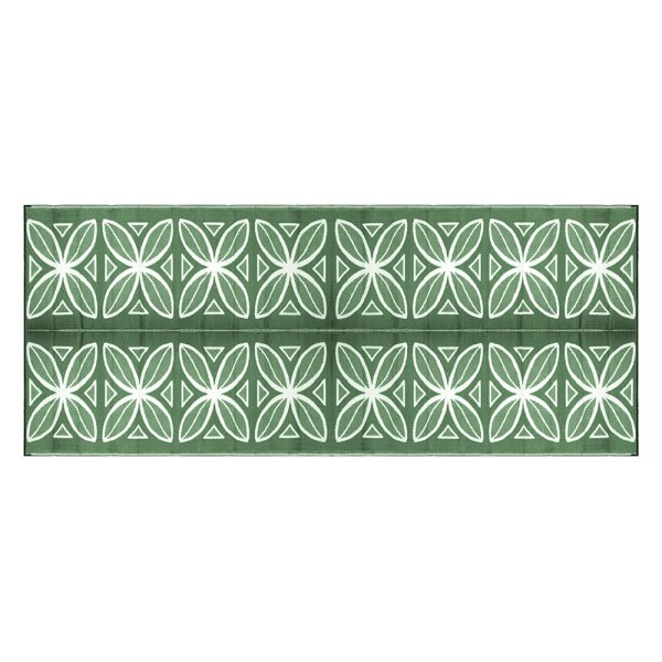 Camco® - Open Air™ 20'W Fabric Green Botanical Outdoor Mat