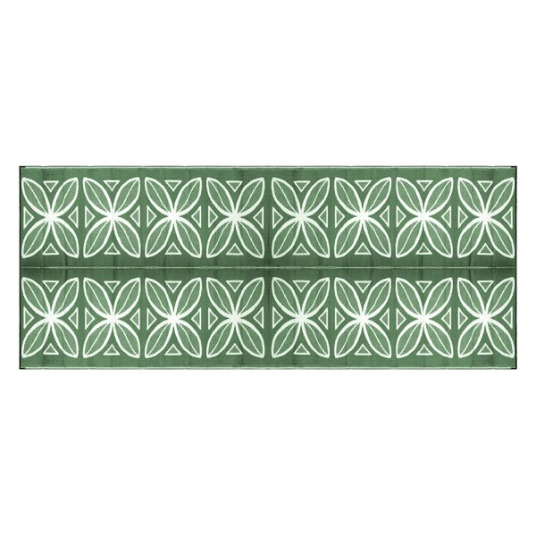 Camco® - Open Air™ 20'W Fabric Green Botanical Outdoor Mat