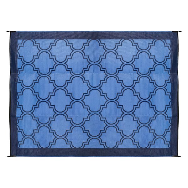 Camco® - Open Air™ 19'W Fabric Blue Lattice Outdoor Mat