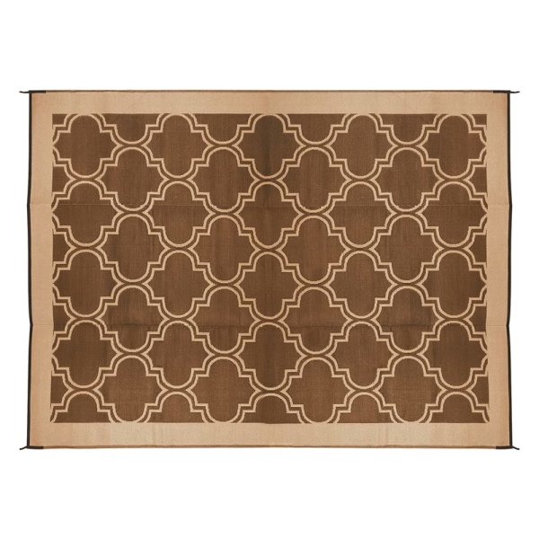 Camco® - Open Air™ 19'W Fabric Brown/Tan Lattice Outdoor Mat