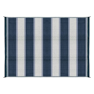 Camco® - 9'W x 6'L Stripe Fabric Outdoor Mat