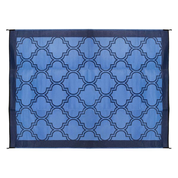 Camco® - Open Air™ 9'W Fabric Blue Lattice Outdoor Mat