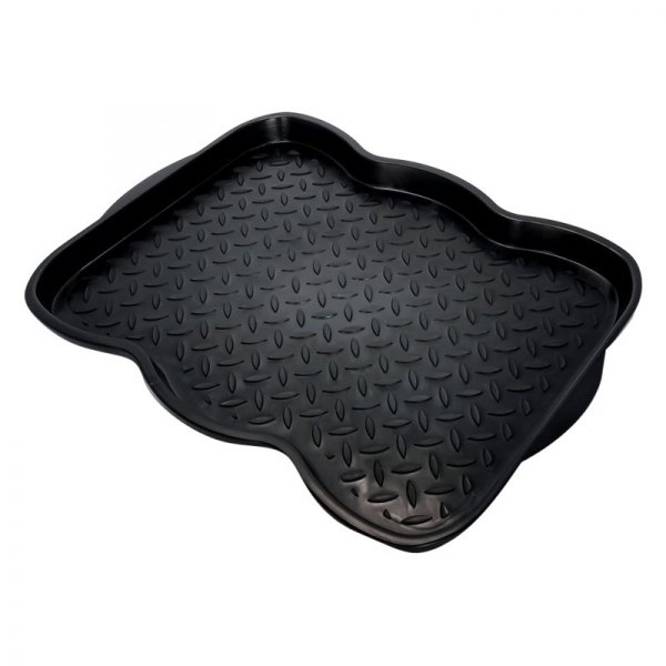 Camco® - Multi-Purpose 15" x 20" Black Ridged Plastic Boot Tray with Side