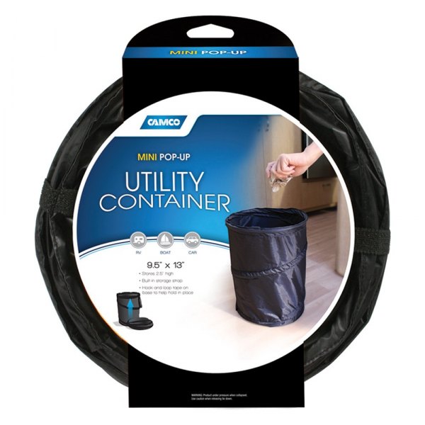 Camco® - Black PopUp Utility Container