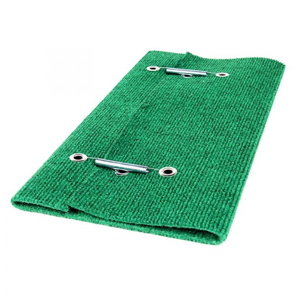 Camco® - Single Rib Carpet Green Straight Entry Step Rug