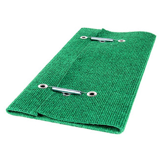 Camco® - XL™ Green 23"W Single Rib Carpet Straight Entry Step Rug