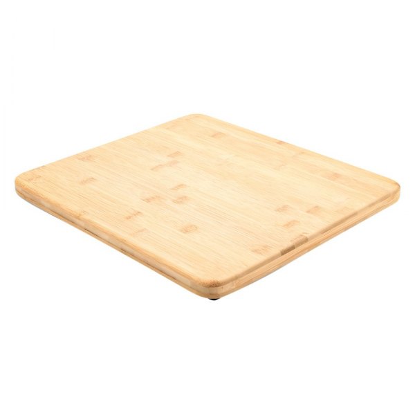 Camco® - Bamboo Brown Rectangular Kitchen Sink Cover with Legs