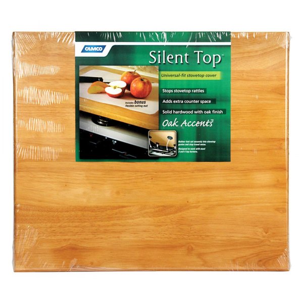Camco® - Oak Accents Silent Top with Flexible Cutting Mat