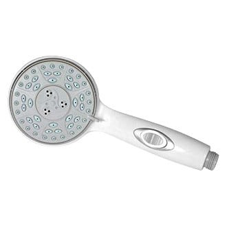 Camco® - Plastic White Handheld Shower Head