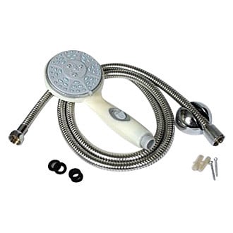 Camco® - Plastic Off-White Handheld Shower Head with 60" Hose