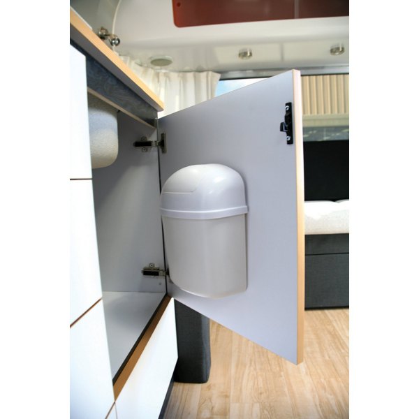 Camco® - White Wall Mount Trash Can
