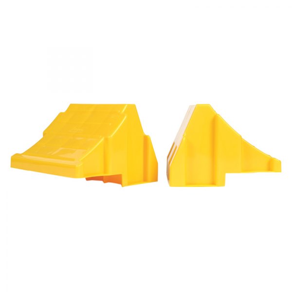 Camco® 44401 - Yellow Leveling Block Wheel Chocks - CAMPERiD.com