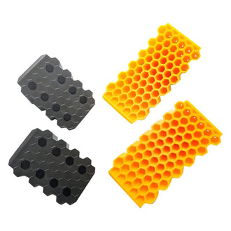 Camco® - Curved Leveler with Wheel Chock (4 Pieces)