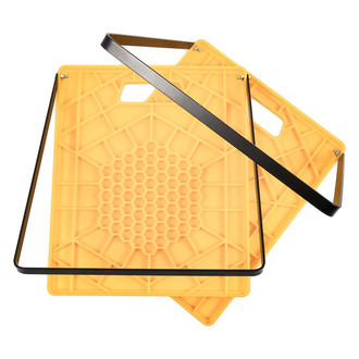 Camco® - Yellow Large Stabilizing Jack Pads with Extension Handle