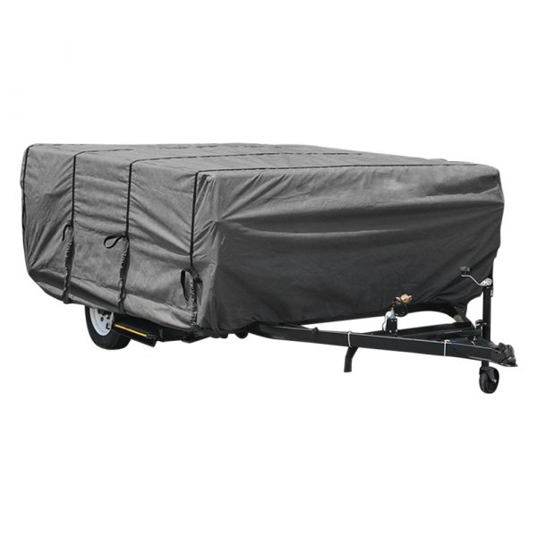 Camco® 45762 UltraGuard™ Pop-Up Trailer Cover (Gray, Up to 12') 