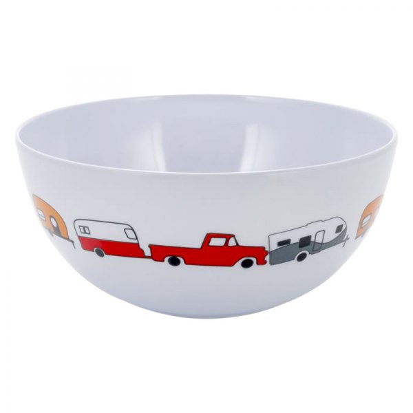 Camco® - "Life is Better at the Campsite" Melamine Nesting Bowl with RV & Truck Design