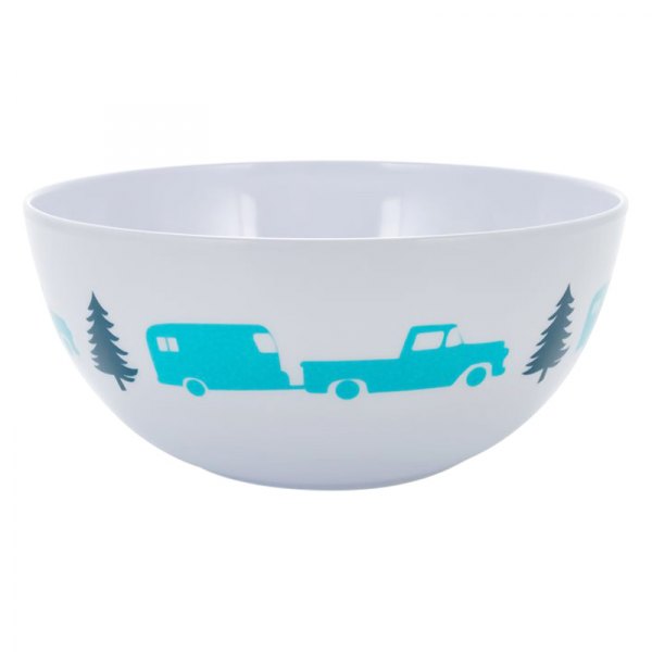 Camco® - "Life is Better at the Campsite" Melamine Nesting Bowl with Trailer & Tree Pattern