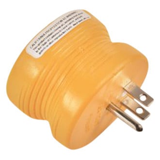 Camco® - Power Grip™ Power Cord Adapter (15A Male x 30A Female)