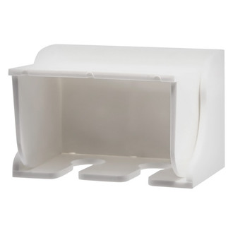 Camco® - White Plastic Holder for 2 Toothbrush