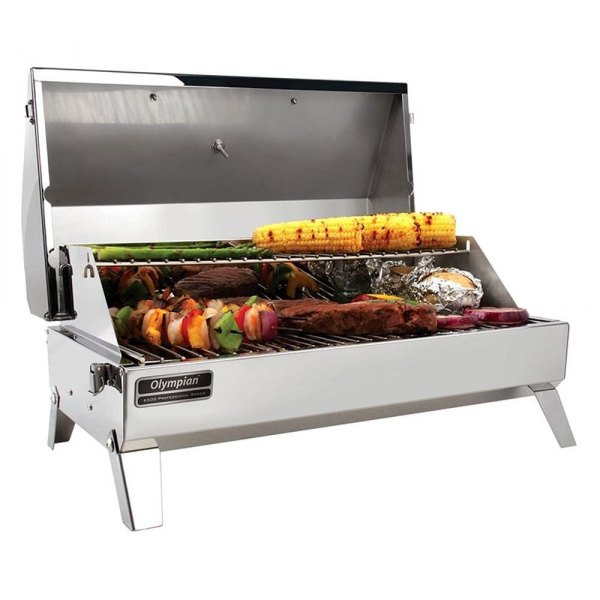 Camco® - Olympian 6500 Portable Gas Grill with Low Pressure Valve