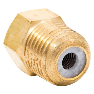 Camco® - Brass LP Gas Adapter Fitting (1/4" Female Thread to 1/4" Male Thread)
