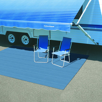 Carefree® 182072 - Dura-Mat™ 20'W x 8'L Brown Woven Bonded Vinyl Awning Mat