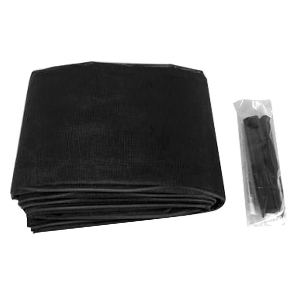Carefree® - EZ ZipBlocker™ 13'W x 7'H Black Polyester RV Awning Front Shade Panel