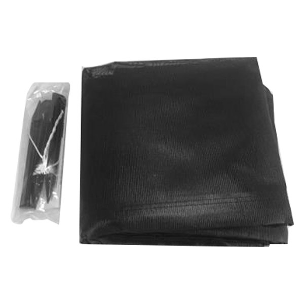 Carefree® - EZ ZipBlocker™ 17'W x 7'H Black Polyester RV Awning Front Shade Panel