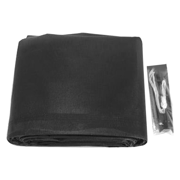 Carefree® - EZ ZipBlocker™ 17'W x 8'H Black Polyester RV Awning Front Shade Panel