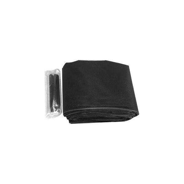 Carefree® - EZ ZipBlocker™ 17'W x 9'H Black Polyester RV Awning Front Shade Panel