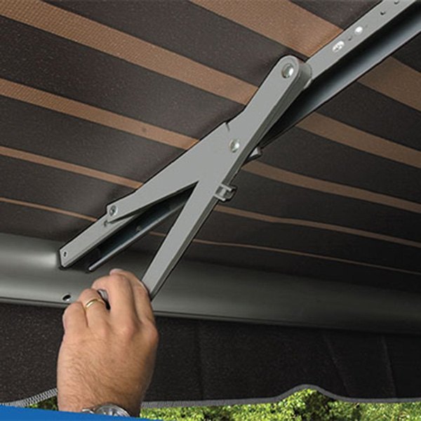 Carefree® - Satin Rafter 7™ with Gas Shock Assist