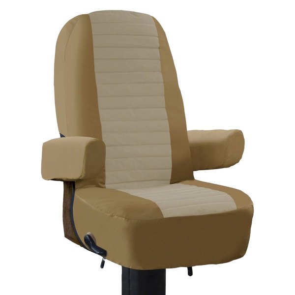Classic Accessories® - OverDrive™ Tan RV Captain Seat Cover