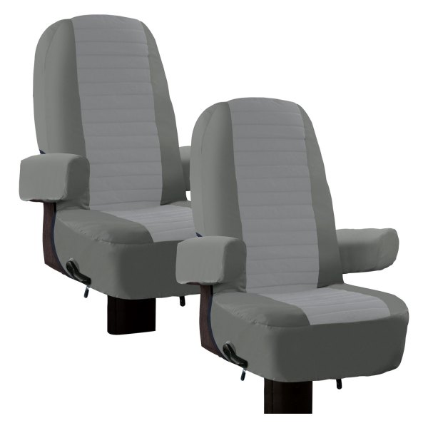 Classic Accessories® - OverDrive™ Gray RV Captain Seat Covers