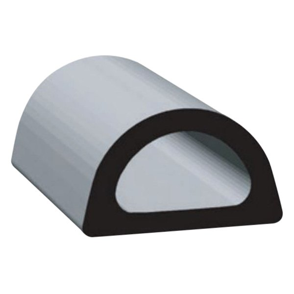 Clean Seal® - 50' Black EPDM Sponge Rubber Door/Window D-Seal