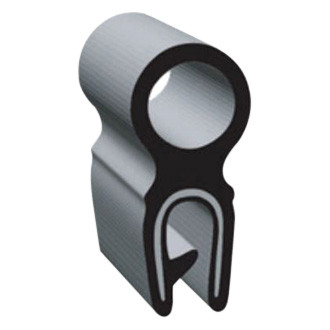 Clean Seal® - 50' Black EPDM Sponge Rubber Door/Window Single Bulb Seal