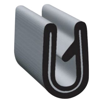 Clean Seal® - 50' Black EPDM Sponge Rubber Door/Window U-Seal