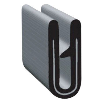Clean Seal® - 50' Black EPDM Sponge Rubber Door/Window U-Seal