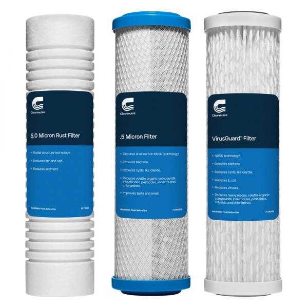 Clearsource RV® - VirusGuard™ GAC Replacement Filter Pack for Ultra™ RV Water Filter System