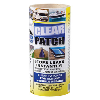 Cofair Products® - Quick Roof™ Multi-Purpose Clear Roll Tape (8"W x 6'L)