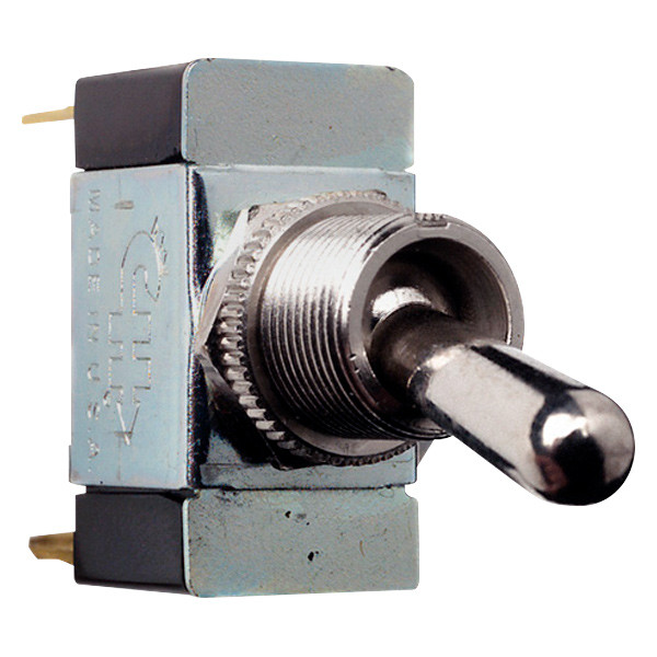 Cole Hersee® 55014-BX - SPST On/Off Silver Toggle Switch
